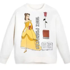 Clearance * Belle Pullover Sweatshirt For Kids – Beauty And The Beast