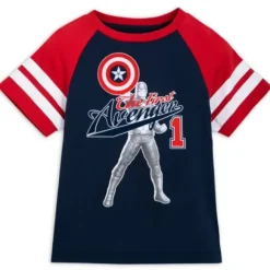 Hot * Captain America Athletic T-Shirt For Kids