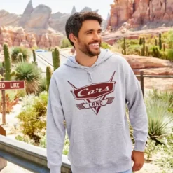 Clearance * Cars Land Pullover Hoodie For Adults