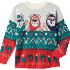 New * Ewok Christmas Sweater For Kids By Spirit Jersey – Star Wars