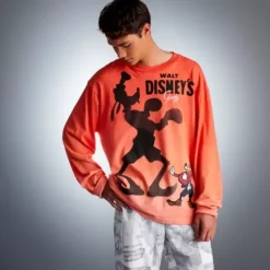 New * Goofy Long Sleeve T-Shirt For Adults – 90Th Anniversary