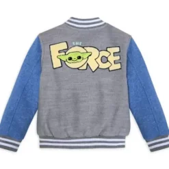 * Grogu Letterman Jacket For Kids – Star Wars: The Mandalorian