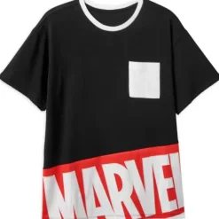 Clearance * Marvel Logo Ringer Fashion T-Shirt For Adults