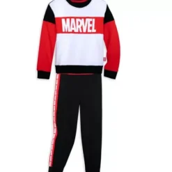Discount * Marvel Logo Sweatshirt And Pants Set For Kids