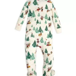 Best * Mickey Mouse And Friends Holiday Stretchie Sleeper For Baby