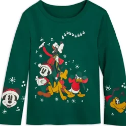 Sale * Mickey Mouse And Friends Christmas Long Sleeve T-Shirt For Kids