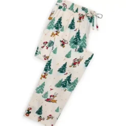 Clearance * Mickey Mouse And Friends Holiday Pajama Pants For Adults