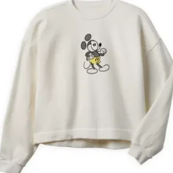 Best * Mickey Mouse Genuine Mousewear Pullover Sweatshirt For Women – White