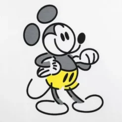 Hot * Mickey Mouse Genuine Mousewear T-Shirt For Adults – White