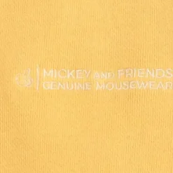 New * Mickey Mouse Genuine Mousewear Pullover Hoodie For Adults – Gold