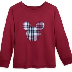 Sale * Mickey Mouse Holiday Plaid Sleep Set For Kids
