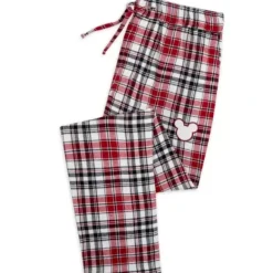 Outlet * Mickey Mouse Holiday Plaid Sleep Pants For Adults