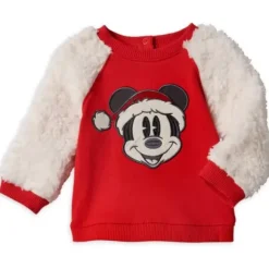 Sale * Mickey Mouse Holiday Pullover Sweatshirt And Jogger Set For Baby