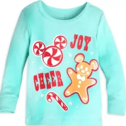 Clearance * Mickey Mouse Holiday Treats Three-Piece Sleep Set For Baby