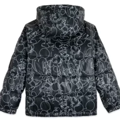 Hot * Mickey Mouse Hooded Puff Jacket