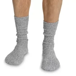 New * Mickey Mouse Socks For Men By Barefoot Dreams – Light Gray