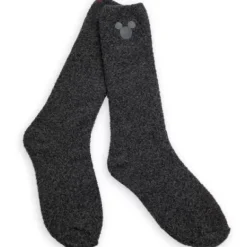 New * Mickey Mouse Socks For Men By Barefoot Dreams – Dark Gray