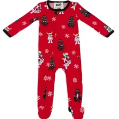 Hot * Star Wars Holiday Stretchie Sleeper For Baby By Munki Munki