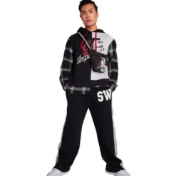 New * Star Wars Layered Look Pullover Hoodie For Adults