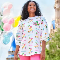 Best * Mickey Mouse Balloons Spirit Jersey For Adults – Walt World 50Th Anniversary