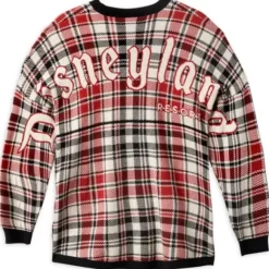 Online * Mickey Mouse Holiday Plaid Spirit Jersey Sweater For Adults – land